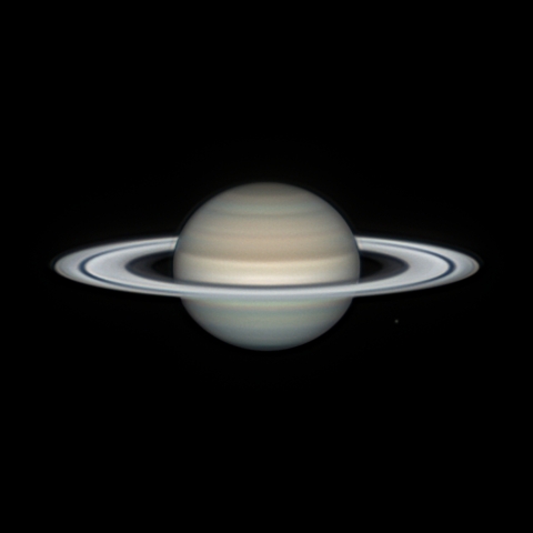 2023/8/29 衝の土星と虹？