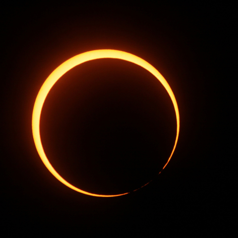 金環日食とベイリービーズ（2012年5月12日）