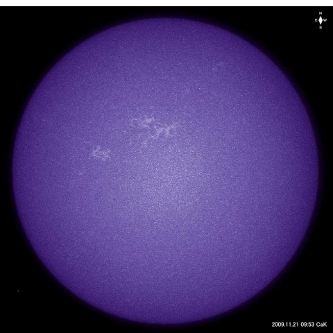 プラージュのある太陽表面