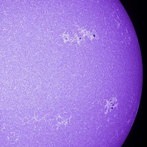 ＣａＫ線による太陽表面