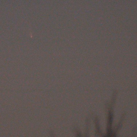 薄雲から見えたパンスターズ彗星