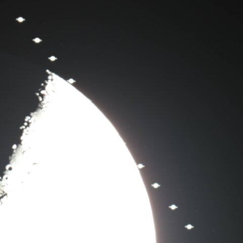 ギリギリの土星食