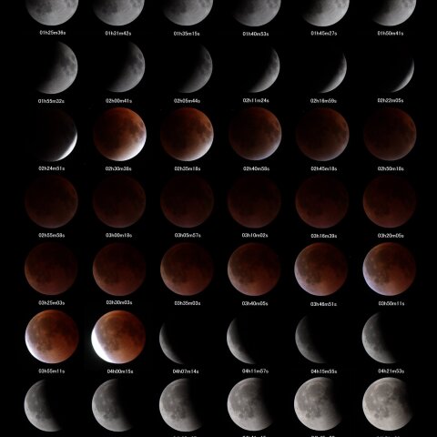 2025年9月8日　皆既月食全経過