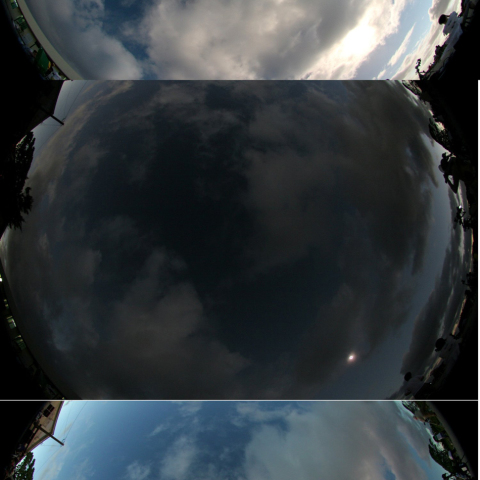 ハオ島　本影錐の移動