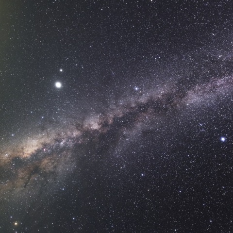 立ち上がる天の川