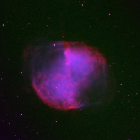 M27  こぎつね座の惑星状星雲