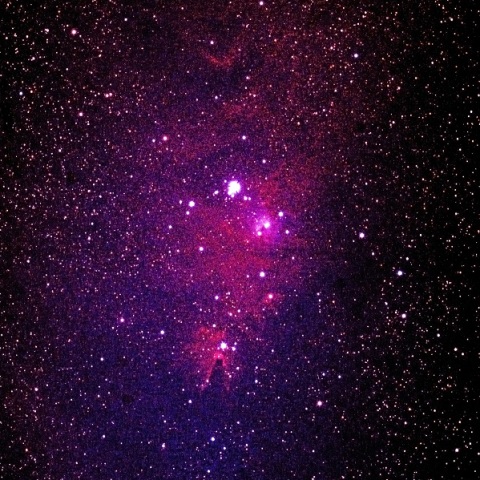 NGC2264: コーン星雲とクリスマスツリー星団