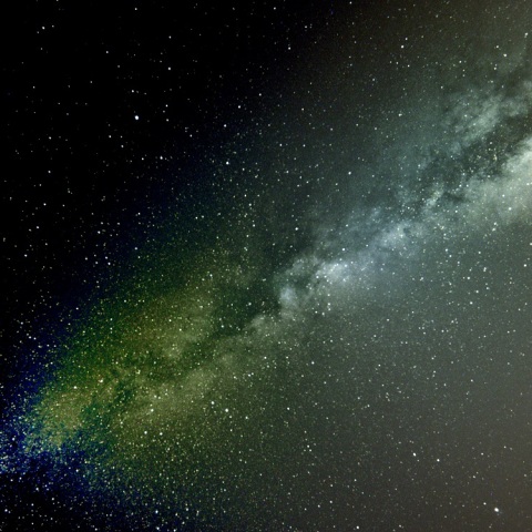 天の川:市街地で近赤外撮影