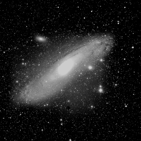 M31:市街地で近赤外撮影