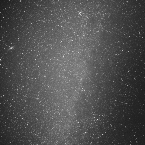 天の川:市街地で近赤外撮影