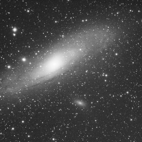 M31:市街地で近赤外撮影