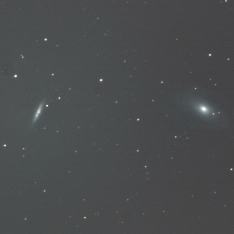 M81+M82:市街地で近赤外撮影 