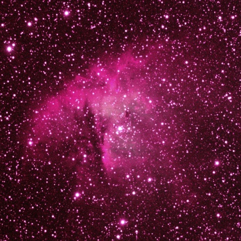 NGC281  RGB合成 （Hα OⅢ IR）