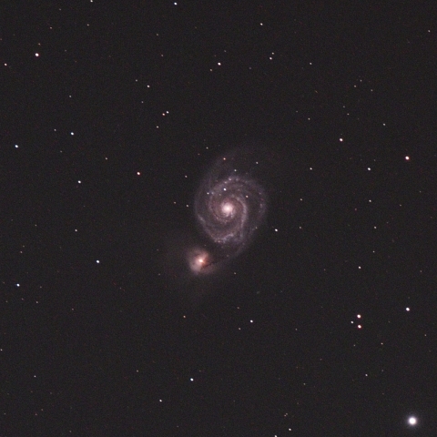 M51 (NGC5194) 銀河 (子持ち銀河)