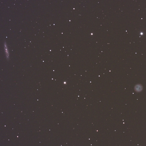M108, M97 (NGC3587) 惑星状星雲 (ふくろう星雲)