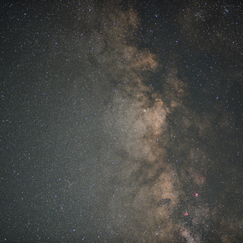 いて座付近 天の川