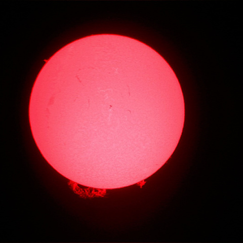 大きなプロミネンス