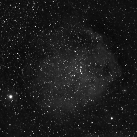 Hαによるエンゼルフィッシュ星雲