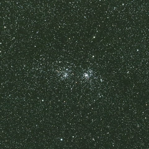 12/4 ペルセウス座二重星団h-x（NGC869,NGC884）