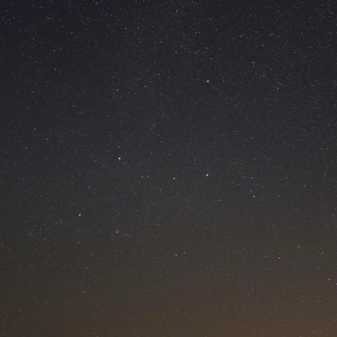 カシオペヤ座目前のパンスターズ彗星