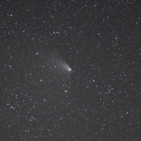 天の川を横断中のパンスターズ彗星