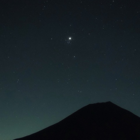 10/10 火星とM44プレセぺ星団の大接近