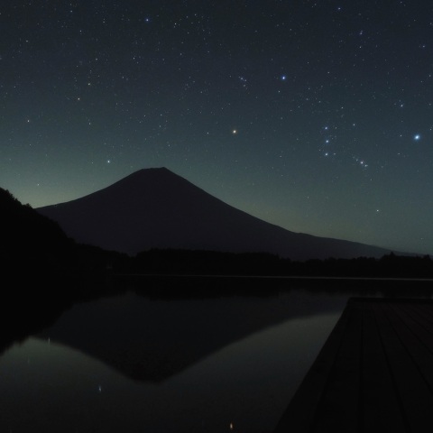 10/10 富士山とオリオン座