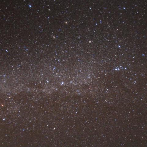 秋の天の川と星座