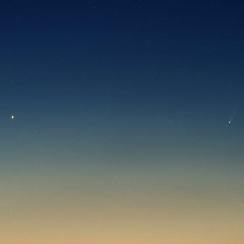 １１／２３未明　アイソン彗星（C/2012 S1）と水星