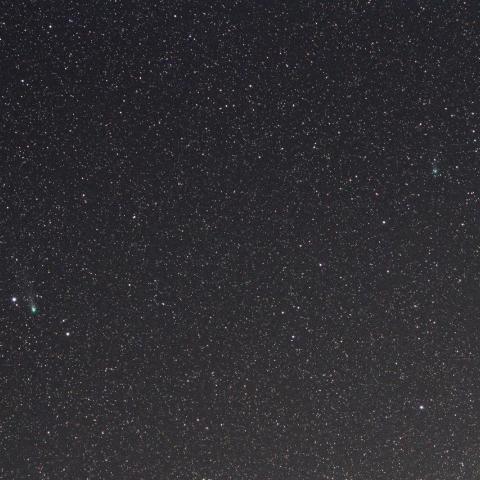 １／２８未明　ラブジョイ彗星とリニア彗星接近中