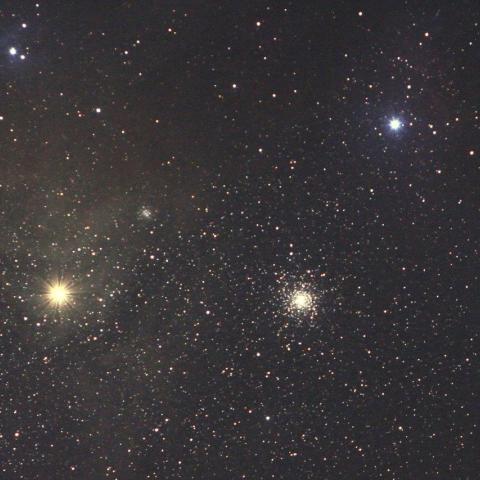 ３／１１未明　アンタレスと球状星団Ｍ４