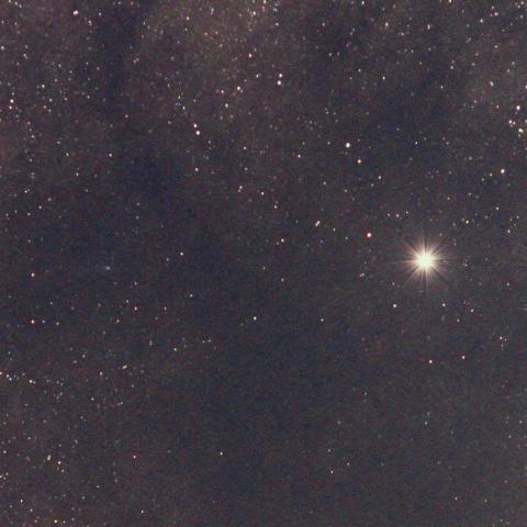 １０／１８　火星とのニアミス前夜のサイディング・スプリング彗星（C/2013 A1）