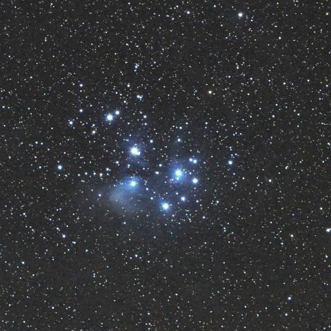 １１／２１未明　Ｍ４５スバル（プレアデス星団）