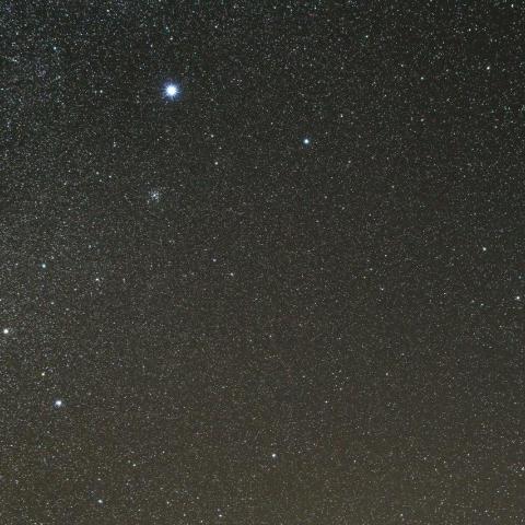 １２／２８未明　尾が復活したラブジョイ彗星（C/2014 Q2）とおおいぬ座