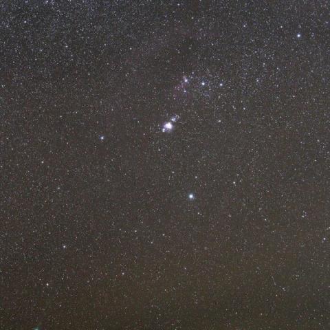 １２／３０未明　ラブジョイ彗星（C/2014 Q2）とオリオン座