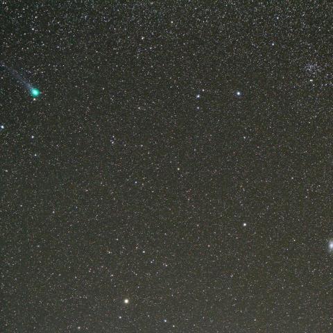 1/23　ラブジョイ彗星（C/2014 Q2）とさんかく座・Ｍ３３・ＮＧＣ７５２