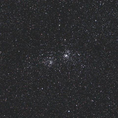 8/16未明　ペルセウス座の二重星団 h-χ