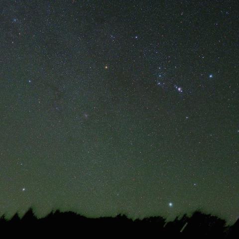 10/19未明　冬の大三角の出