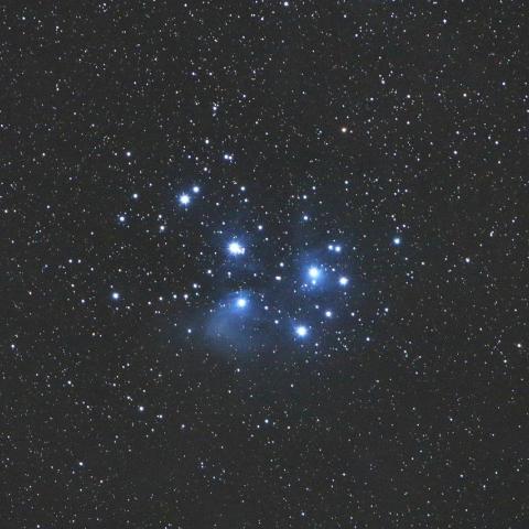 10/24未明　Ｍ４５プレアデス星団（スバル）