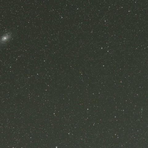12/7　パンスターズ彗星（C/2013 X1）とM33さんかく座銀河