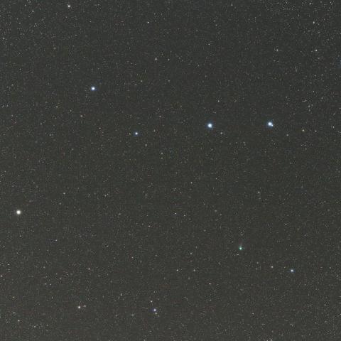 1/21未明　北斗七星を旅するカタリナ彗星（C/2013 US10）