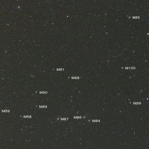 2/11未明　おとめ座銀河団
