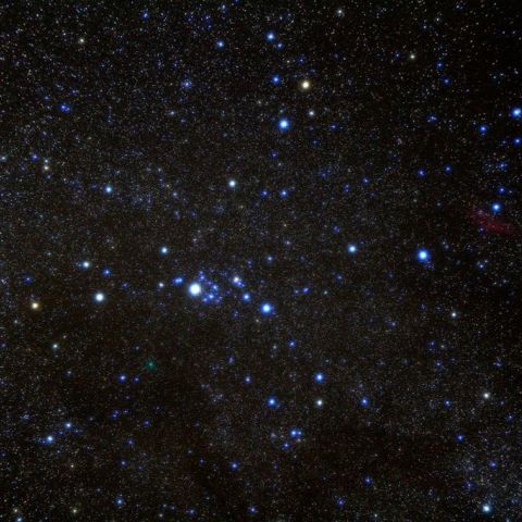 10/13未明　ハートレー第２彗星を広角で