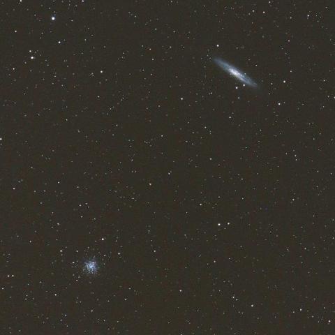 10/29 系外銀河NGC253と球状星団NGC288