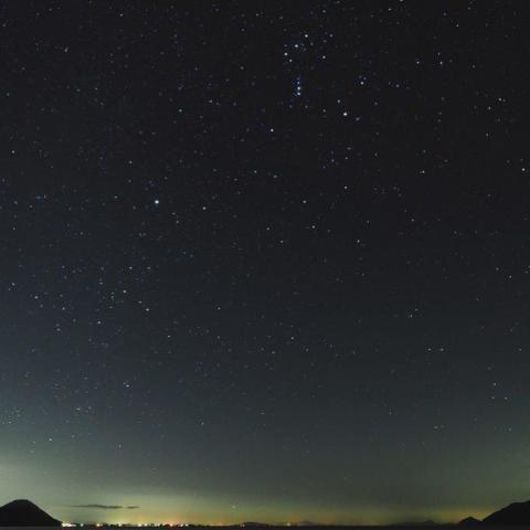 12/3未明　びわ湖上のカノープス