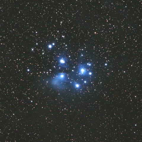 12/7未明　M45すばる・プレアデス星団