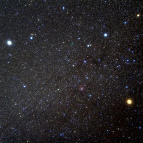 11月2日未明のハートレー彗星（103P）を広角で