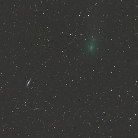 2/19 くじら銀河に大接近した本田・ムルコス・パイドュシャーコヴァー彗星（45P）