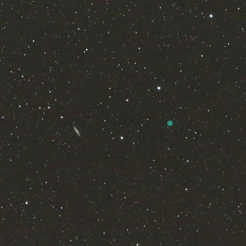 3/17　系外銀河M108と惑星状星雲M97（ふくろう星雲）