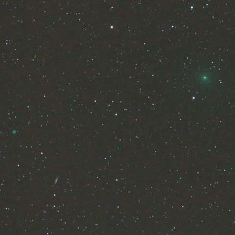 3/24未明　M97（ふくろう星雲）から離れるタットル・ジャコビニ・クレサーク彗星（41P）